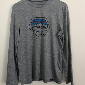 Dry fit Patagonia long sleeve shirt.